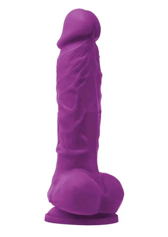 Colours Pleasures Silicone Vibrating Dildo with Balls Colours Female Sex Toys Colours Pleasures Silicone Vibrating Dildo with Balls Colours Female Sex Toys