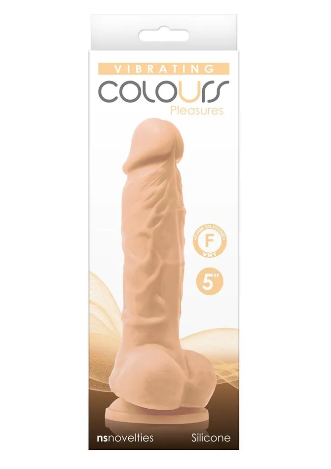 Colours Pleasures Silicone Vibrating Dildo with Balls Colours Female Sex Toys Colours Pleasures Silicone Vibrating Dildo with Balls Colours Female Sex Toys