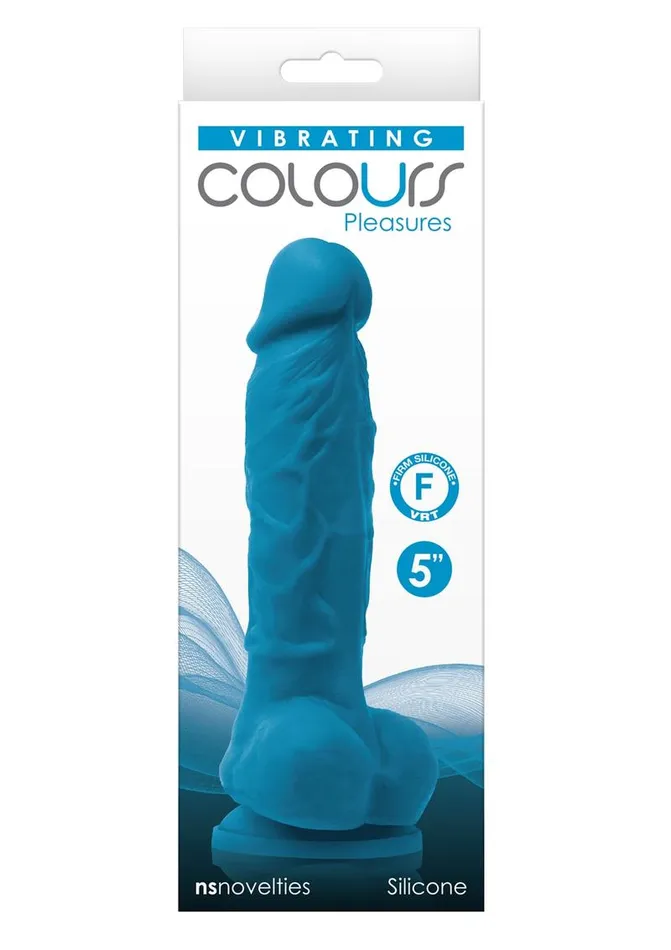 Colours Pleasures Silicone Vibrating Dildo with Balls Colours Female Sex Toys Colours Pleasures Silicone Vibrating Dildo with Balls Colours Female Sex Toys