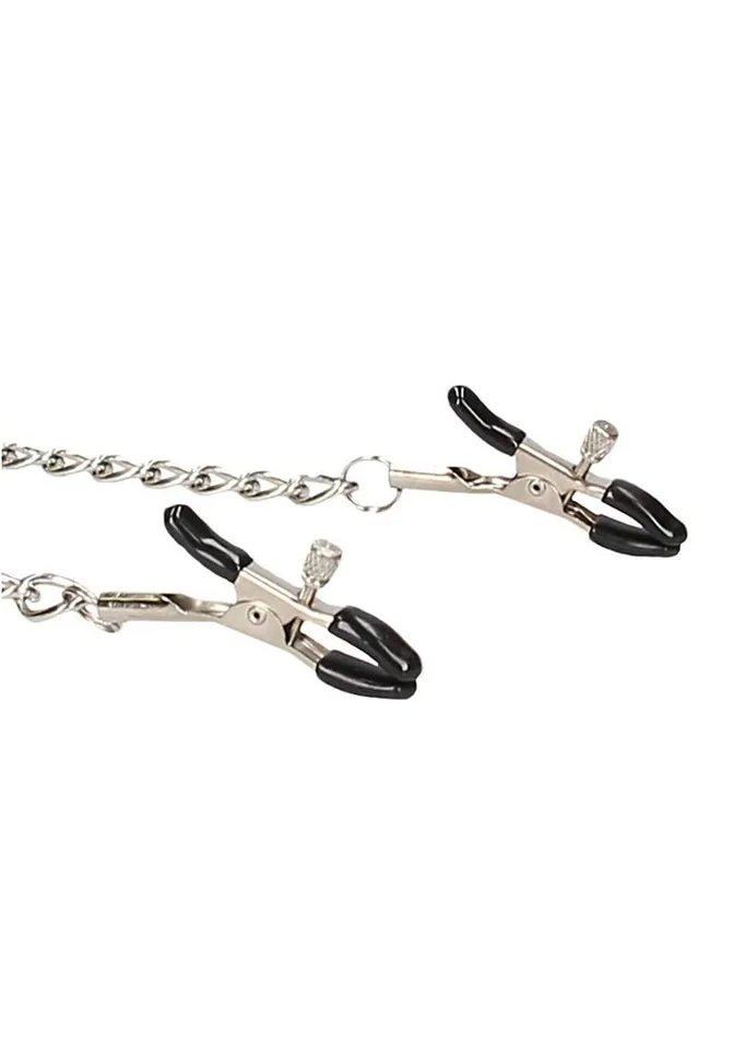 Couples Ouch Ouch Velcro Collar with Nipple Clamps