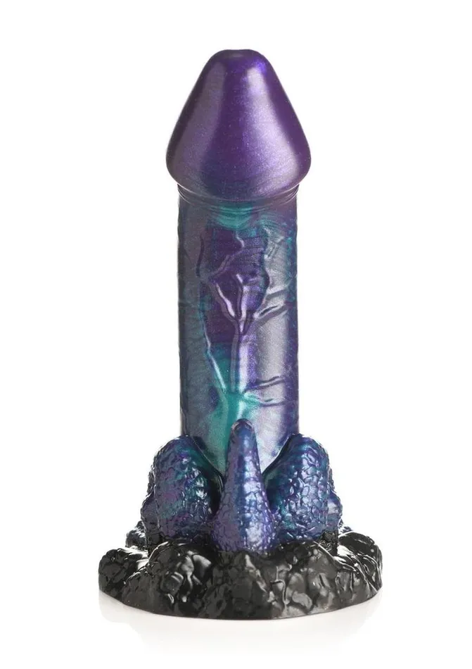 Creature Cocks Dino Dick Dinosaur Silicone Dildo Large Purle Creature Cocks Dildos