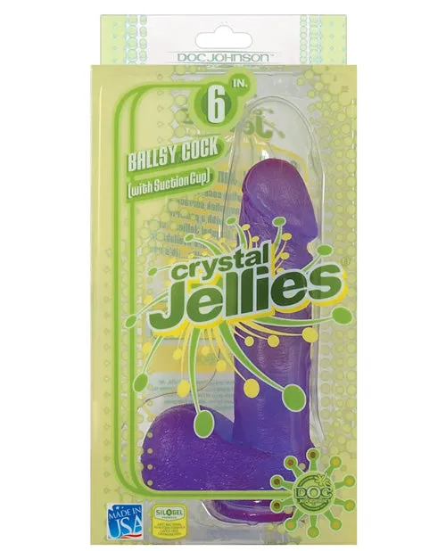 Crystal Jellies Ballsy Cock Doc Johnson Dildos
