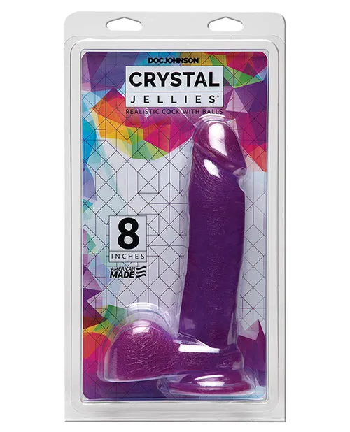 Crystal Jellies Ballsy Cock Doc Johnson Dildos