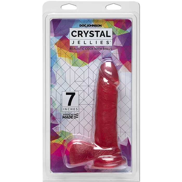 Crystal Jellies Ballsy Cock Doc Johnson Dildos