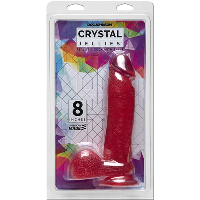 Crystal Jellies Ballsy Cock Doc Johnson Dildos