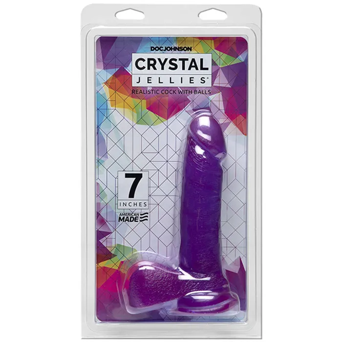Crystal Jellies Ballsy Cock Doc Johnson Dildos