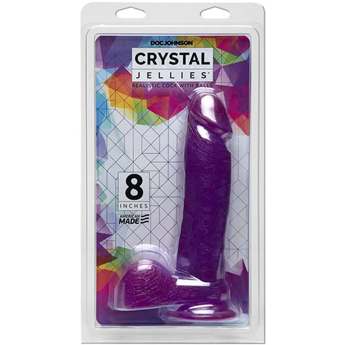 Crystal Jellies Ballsy Cock Doc Johnson Dildos