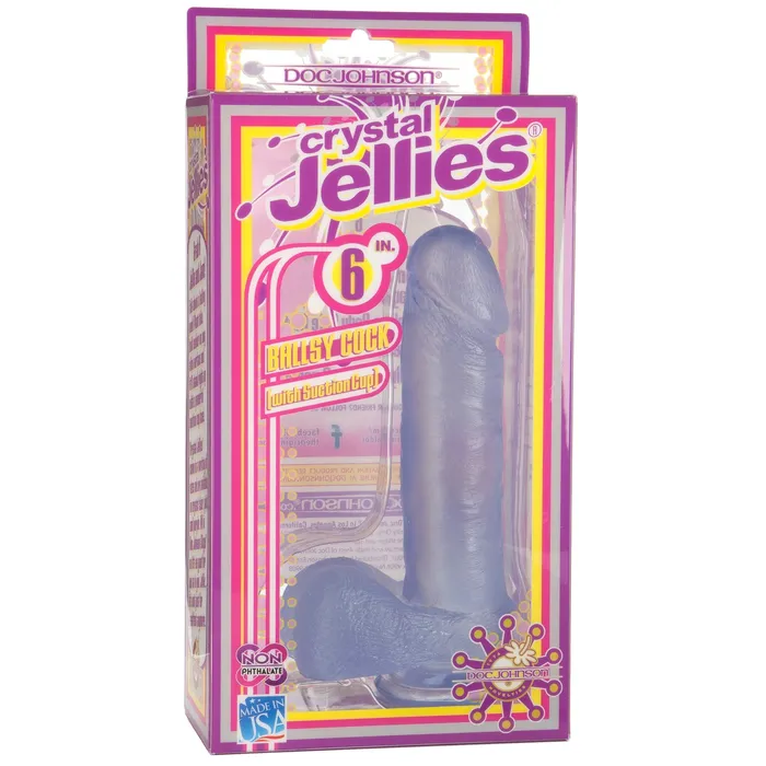 Crystal Jellies Ballsy Cock Doc Johnson Dildos