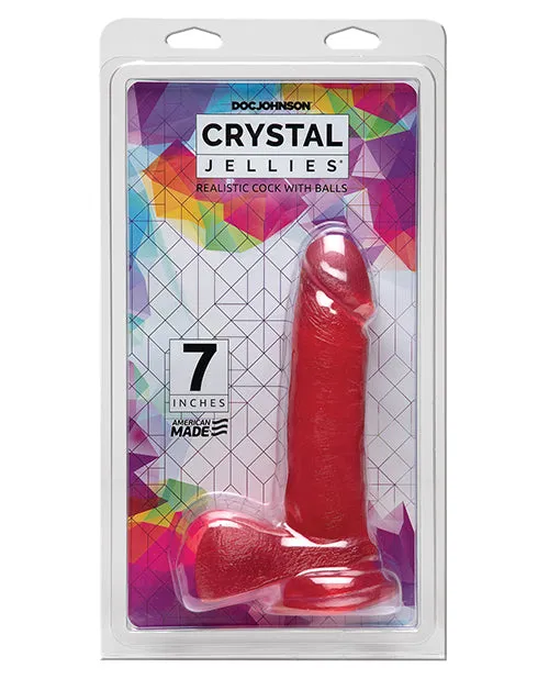 Crystal Jellies Ballsy Cock Doc Johnson Dildos