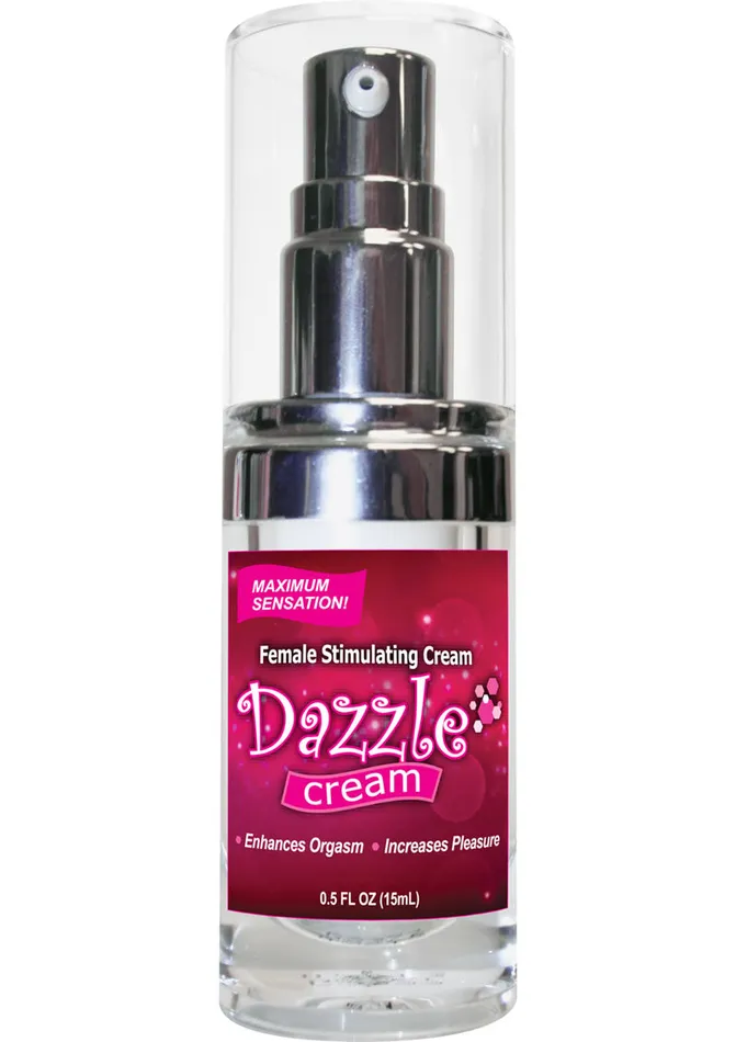 Dazzle Female Stimulating Cream 5 Oz Bottle Dazzle Vibrators