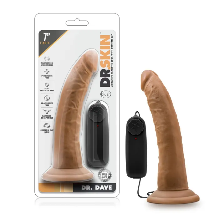 Dildos Dr Skin Dr Skin Dr Dave Cock w Suction Cup