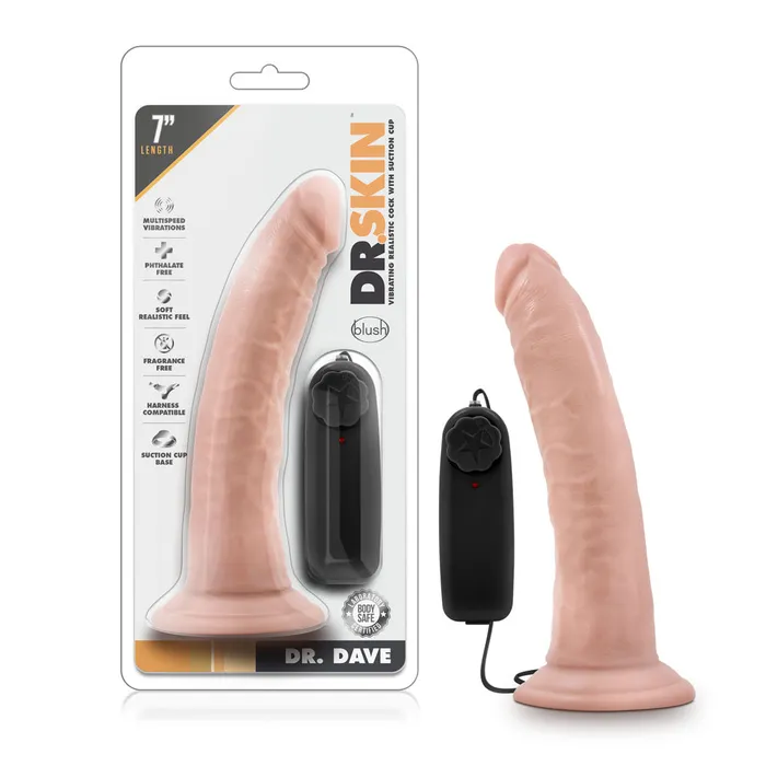 Dildos Dr Skin Dr Skin Dr Dave Cock w Suction Cup