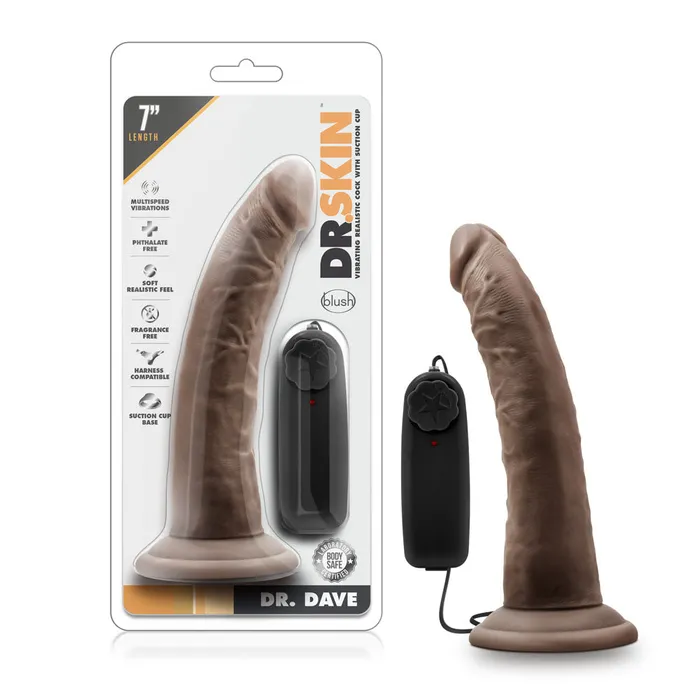 Dildos Dr Skin Dr Skin Dr Dave Cock w Suction Cup
