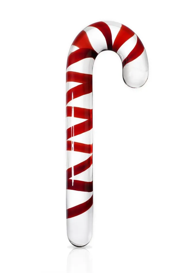 Dildos Icicles Icicles No 59 Candy Cane Glass Massager Dildos Icicles Icicles No 59 Candy Cane Glass Massager