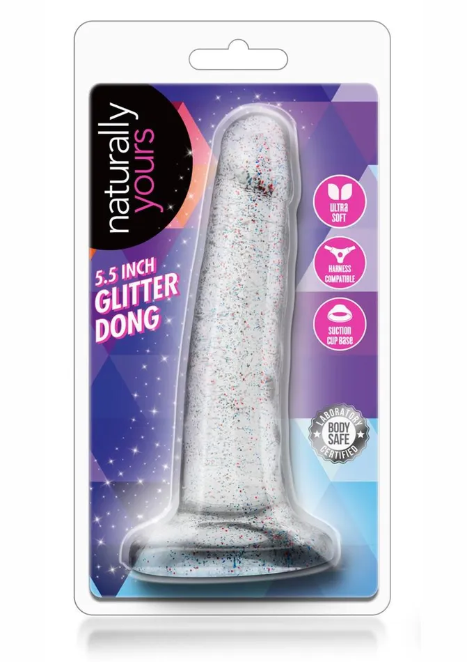 Dildos Naturally Yours Glitter Dildo Naturally Yours