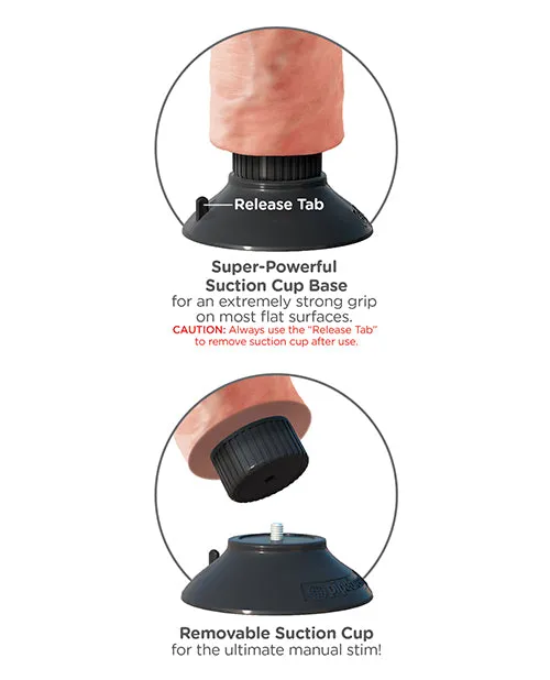 Dildos Pipedream Products King Cock 9 Vibrating Cock Flesh