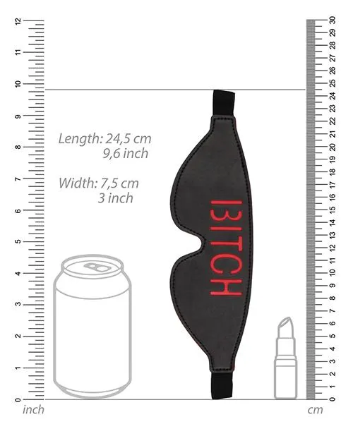 Dildos Shots America LLC Shots Ouch Bitch Blindfold