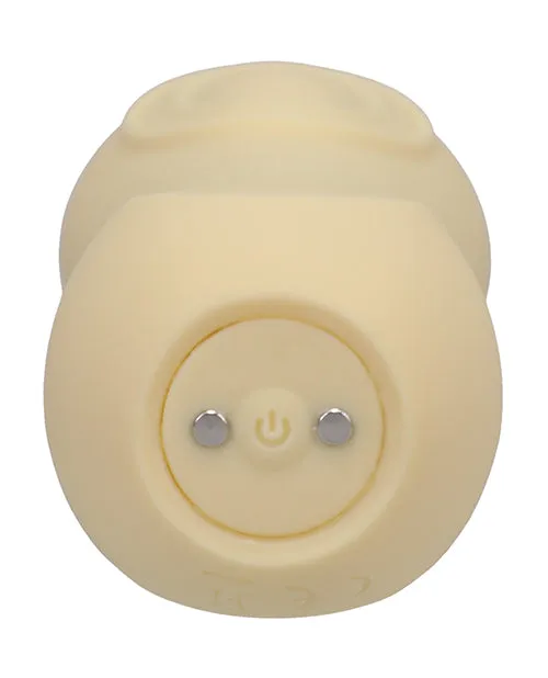 Doc Johnson Female Sex Toys Ritual Sol Rechargeable Silicone Pulsating Vibe Yellow