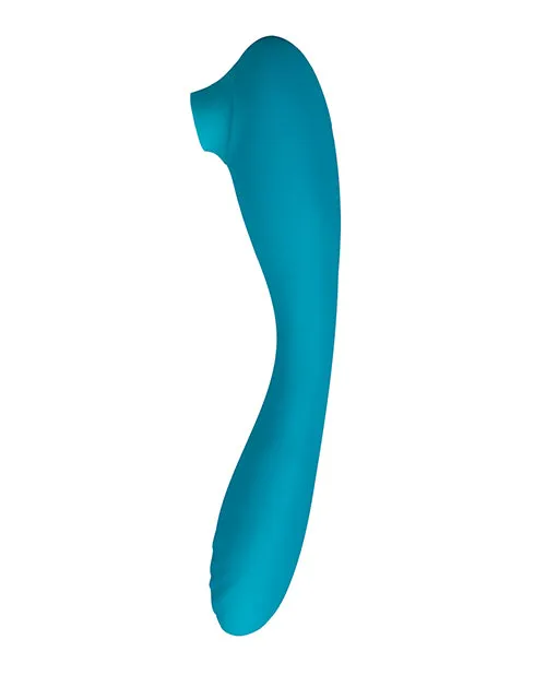 Doc Johnson Vibrators This Product Sucks Bendable Wand Teal