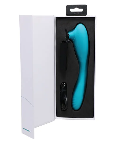 Doc Johnson Vibrators This Product Sucks Bendable Wand Teal