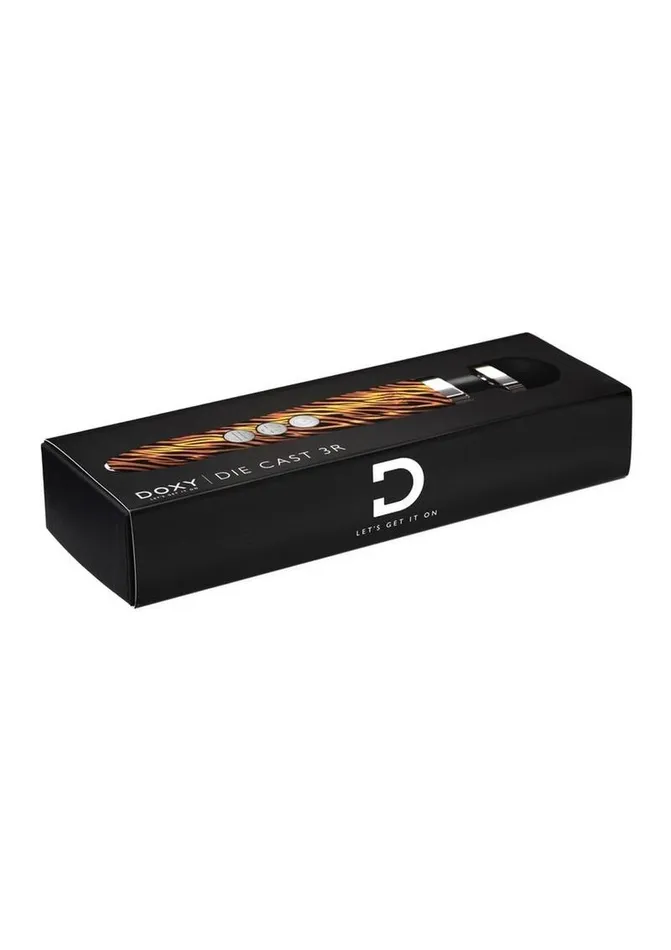 Doxy Female Sex Toys Doxy Die Cast 3RWand Rechargeable Vibrating Body Massager
