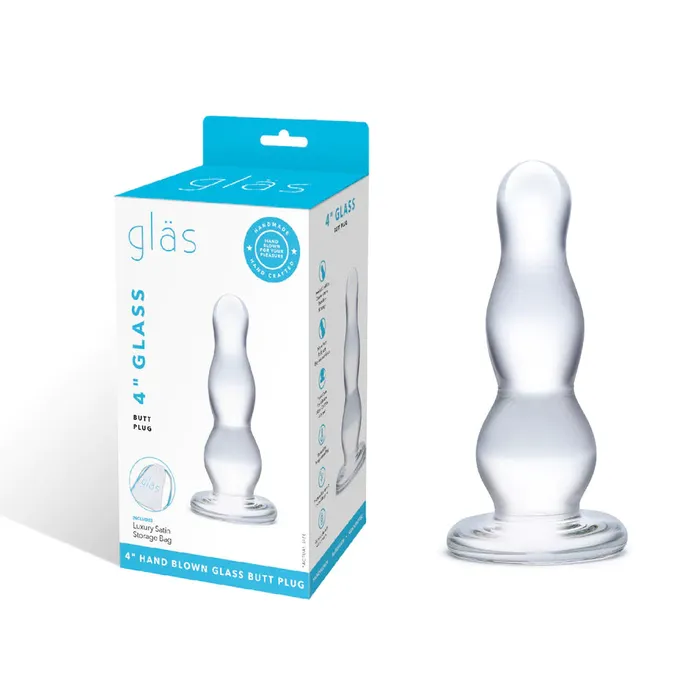 Electric Eel INC Anal Glas 4 Butt Plug Clear