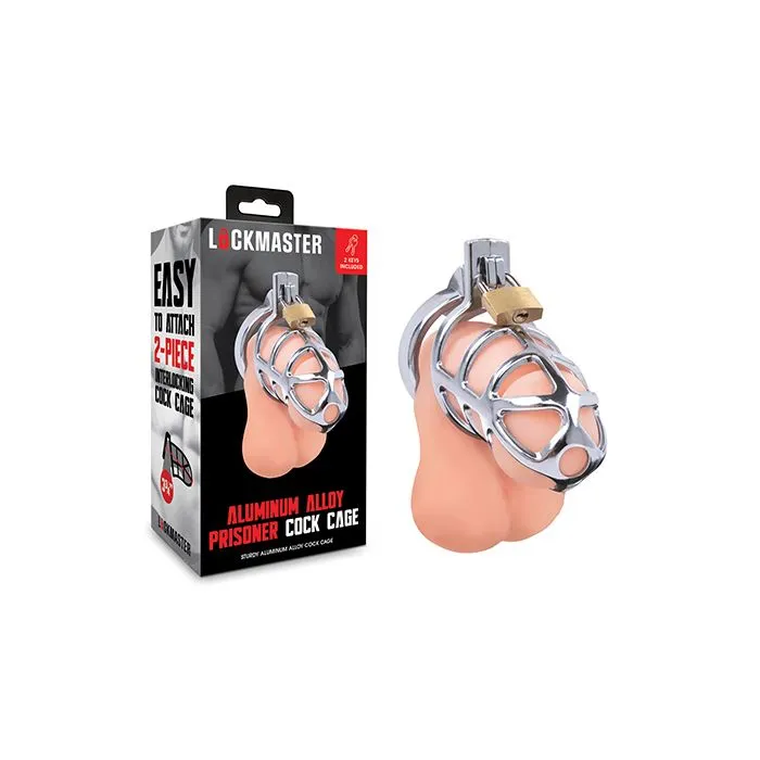 Electric Eel INC Male Sex Toys Lockmaster 375 Stainless Steel Prisoner Cock Cage Electric Eel INC Male Sex Toys Lockmaster 375 Stainless Steel Prisoner Cock Cage