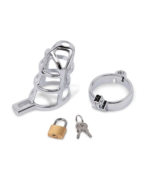 Electric Eel INC Male Sex Toys Lockmaster 375 Stainless Steel Prisoner Cock Cage