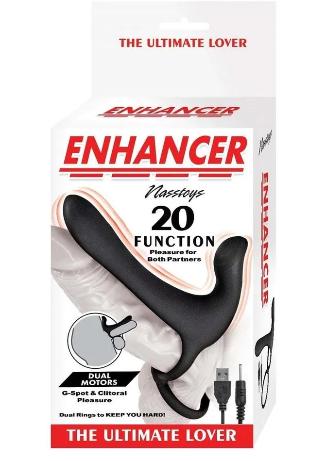 Enhancer Male Sex Toys Enhancer The Ultimate Lover Rechargeable Silicone Couples Cock Ring