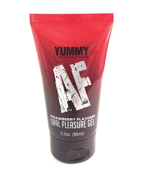 Enhancers Little Genie Productions LLC Yummy AF Oral Pleasure Gel 22 oz Strawberry Enhancers Little Genie Productions LLC Yummy AF Oral Pleasure Gel 22 oz Strawberry