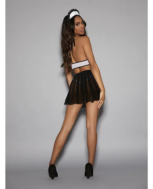 Euphoria French Maid Costume BlackWhite OS Escante INC Anal