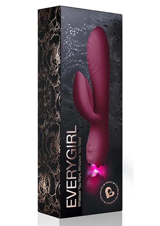 Every Girl Rechargeable Silicone Rabbit Vibrator Rocks Off Female Sex Toys Every Girl Rechargeable Silicone Rabbit Vibrator Rocks Off Female Sex Toys