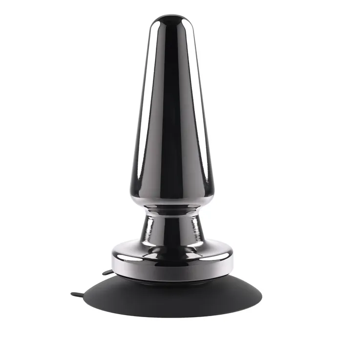 Evolved Novelties Advanced Metal Plug Vibrating Metal Plug With Suction Cup Base Male Sex Toys Evolved Novelties Advanced Metal Plug Vibrating Metal Plug With Suction Cup Base Male Sex Toys