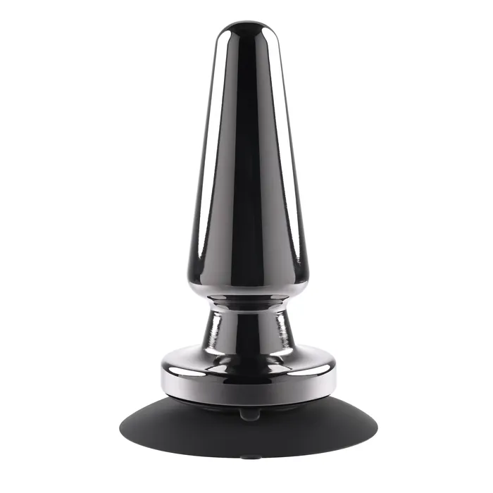 Evolved Novelties Advanced Metal Plug Vibrating Metal Plug With Suction Cup Base Male Sex Toys
