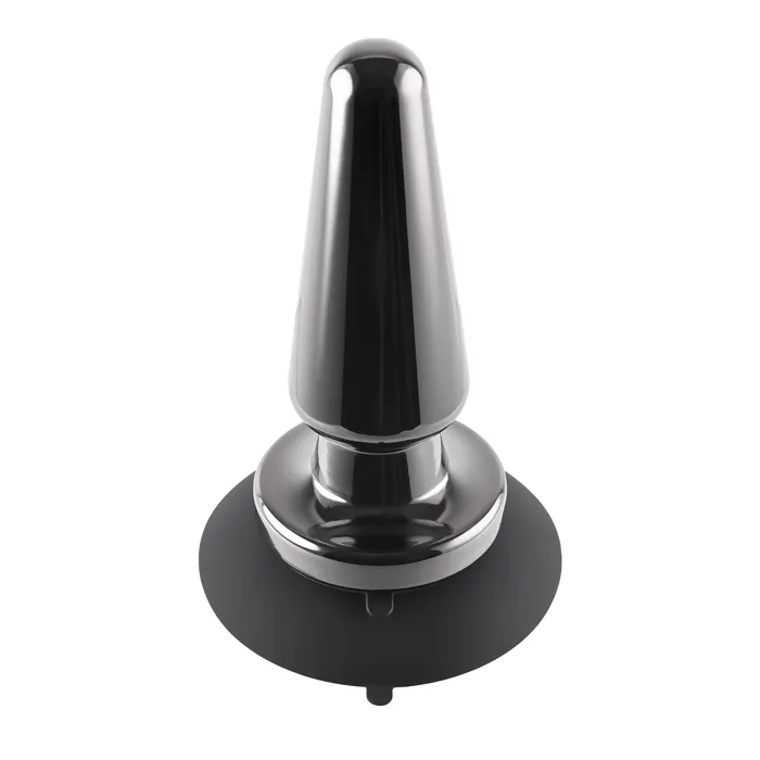 Evolved Novelties Advanced Metal Plug Vibrating Metal Plug With Suction Cup Base Male Sex Toys