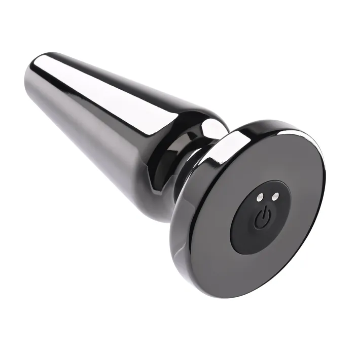 Evolved Novelties Advanced Metal Plug Vibrating Metal Plug With Suction Cup Base Male Sex Toys