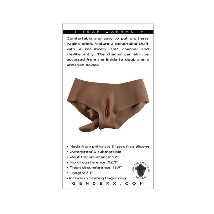Evolved Novelties INC Anal Gender X Vagina Briefs Undergarments Dark