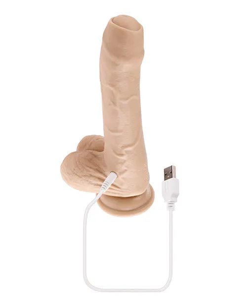 Evolved Novelties INC Peek A Boo Vibrating Dildo Ivory Vibrators