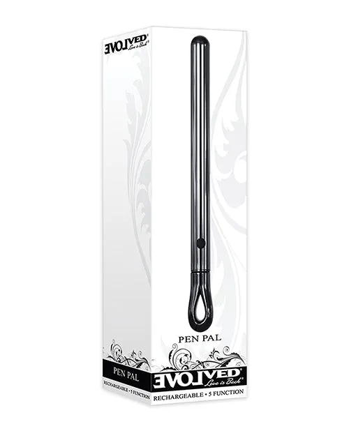 Evolved Novelties INC Vibrators Evolved Pen Pal Vibe Black
