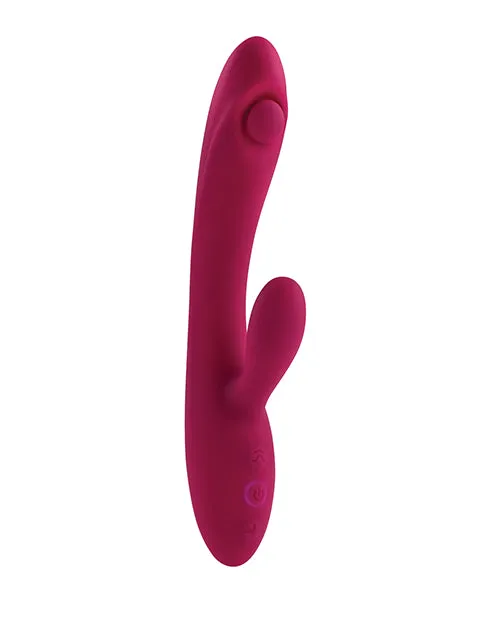 Evolved Novelties INC Vibrators Jammin G Stroking GSpot Vibe Burgundy