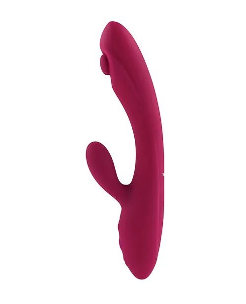 Evolved Novelties INC Vibrators Jammin G Stroking GSpot Vibe Burgundy