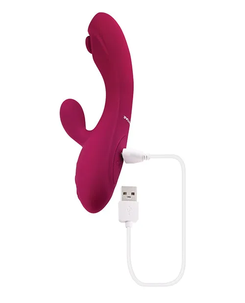Evolved Novelties INC Vibrators Jammin G Stroking GSpot Vibe Burgundy