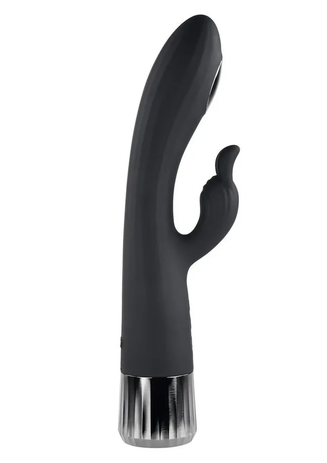 Evolved Vibrators Heat Up and Chill Rechargeable Silicone Heating and Cooling GSpot Dual Stim Vibrator