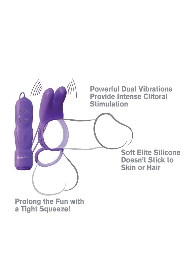 Fantasy CRingz Twin Teazer Rabbit Silicone Cock Ring Fantasy CRingz Male Sex Toys Fantasy CRingz Twin Teazer Rabbit Silicone Cock Ring Fantasy CRingz Male Sex Toys