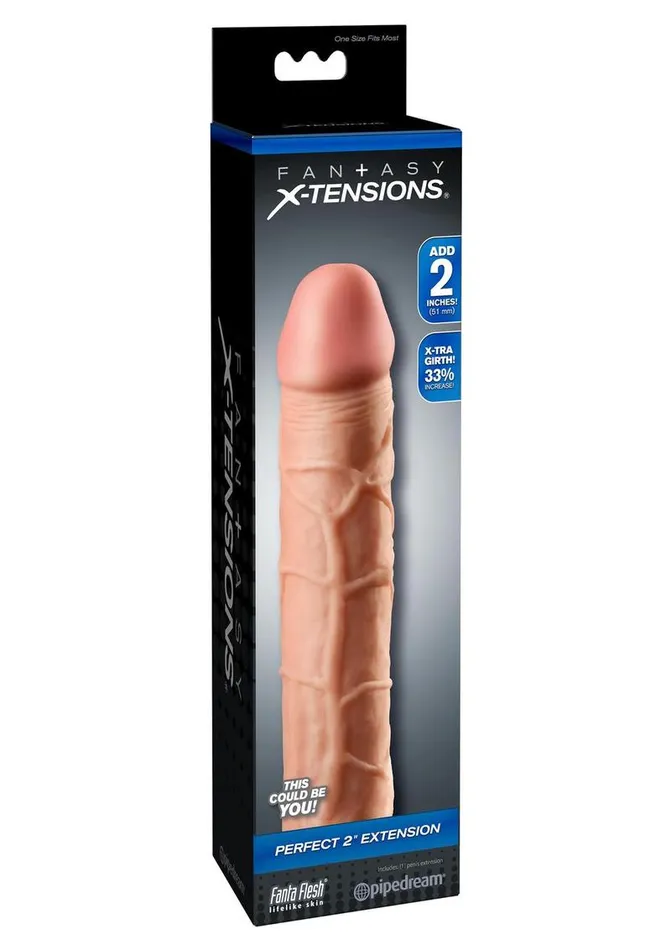 Fantasy XTensions Male Sex Toys Fantasy XTensions Perfect 2in Extension Sleeve Fantasy XTensions Male Sex Toys Fantasy XTensions Perfect 2in Extension Sleeve