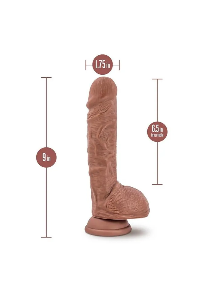Female Sex Toys Au Naturel Au Naturel Big Billy Dual Dense Dildo with Balls