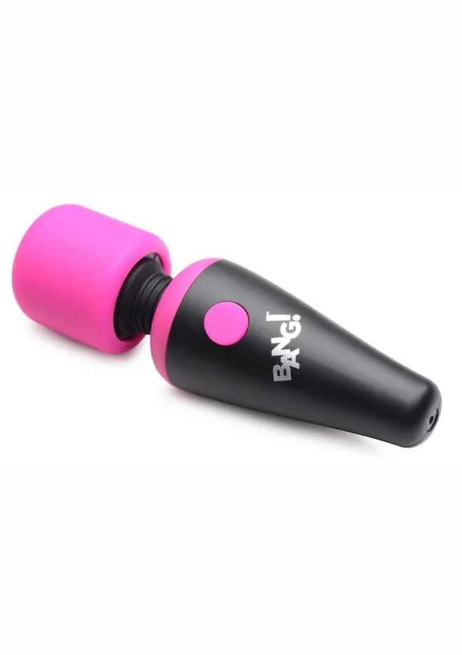 Female Sex Toys BANG Bang 10x Vibrating Mini Rechargeable Silicone Wand Massager