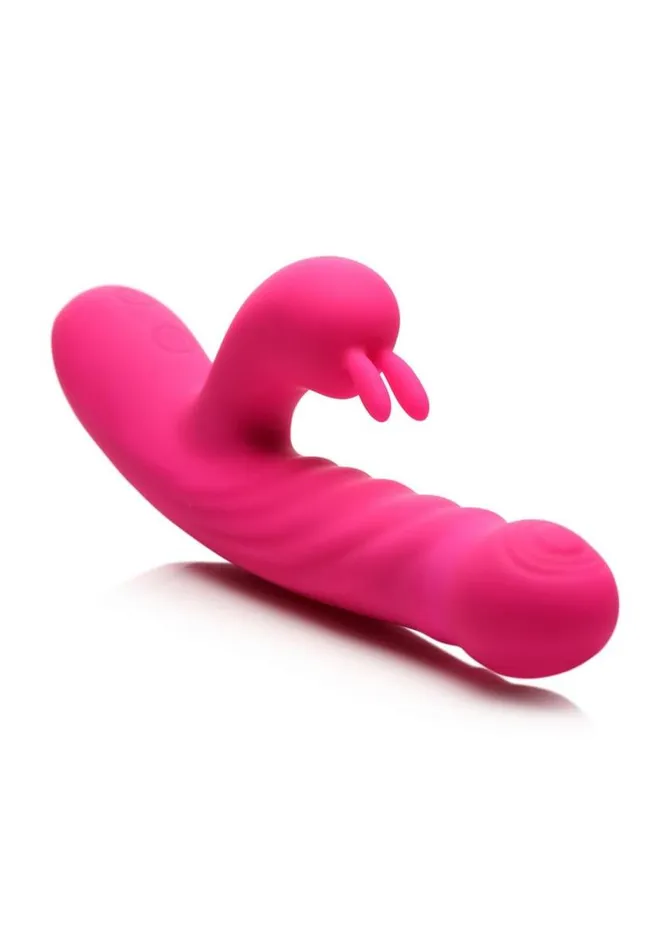 Female Sex Toys BANG Bang Thrusting and Vibrating Rechargeable Silicone Rabbit Vibrator Female Sex Toys BANG Bang Thrusting and Vibrating Rechargeable Silicone Rabbit Vibrator