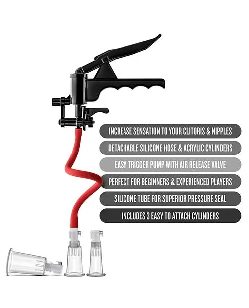 Female Sex Toys Blush Novelties Temptasia Clitoris Nipple Pleasure Enhancement Pump System