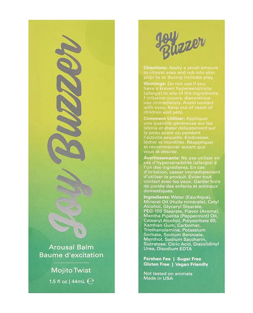 Female Sex Toys Classic Brands Jelique Joy Buzzer Clitoral Arousal Balm Mojito Twist 15oz